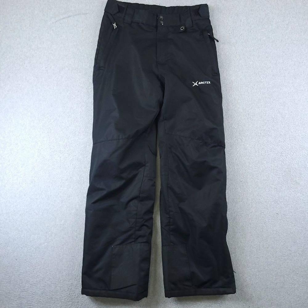 Arctix Snow Pants Mens Small Black Lined Insulated Ski Snowboard 29 30 Waist
